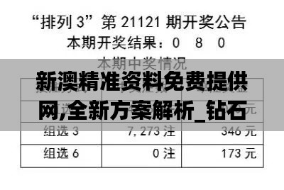 新澳精准资料免费提供网,全新方案解析_钻石版XZR450.55