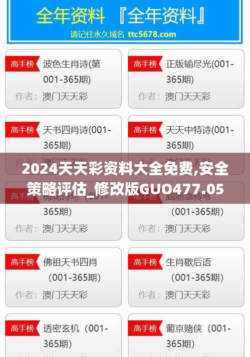 2024天天彩资料大全免费,安全策略评估_修改版GUO477.05