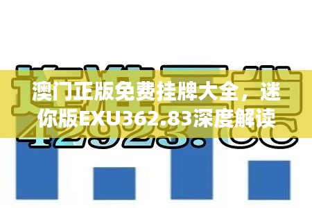 澳门正版免费挂牌大全,迷你版EXU362.83深度解读