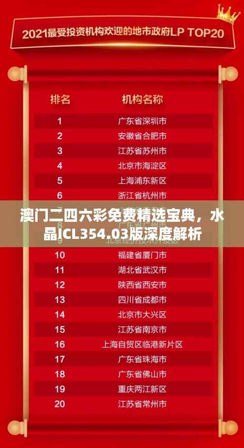 澳门二四六彩免费精选宝典,水晶ICL354.03版深度解析