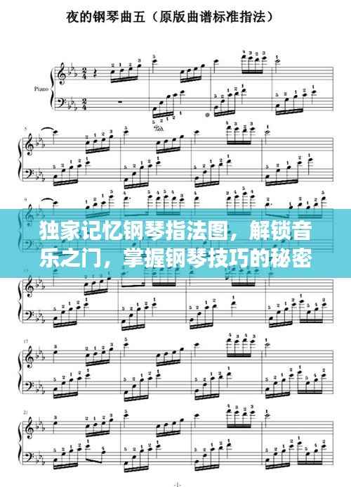 独家记忆钢琴指法图,解锁音乐之门,掌握钢琴技巧的秘密武器
